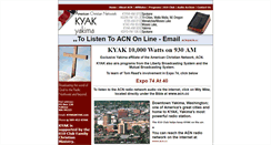 Desktop Screenshot of kyak.com
